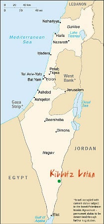 Map of Israel