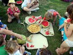 Watermelon & bamba, that's all they ask for